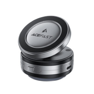 Автотримач для телефона з БЗП ACEFAST E29 electric Suction cup magnetic wireless charging holder Metal Gray
