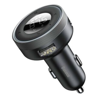 АЗП з FM-модулятором Baseus Enjoy Car Wireless MP3 Charger (Wireless 5.0+5V/3.4A) Black