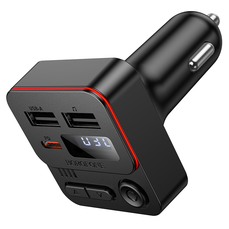 АЗП з FM-модулятором Borofone BC60 Hero 35W(1A1C) — фото 4