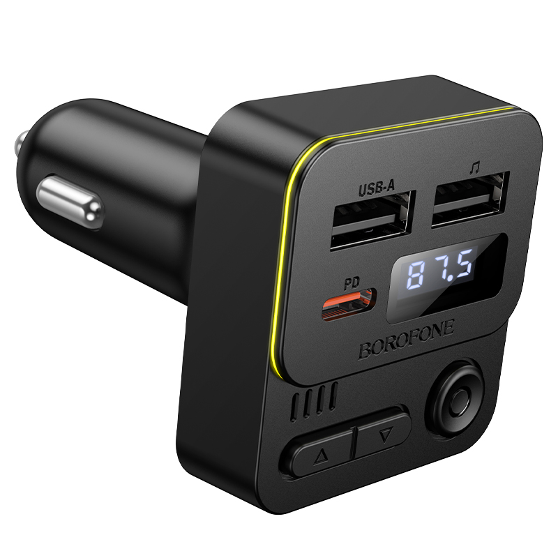 АЗП з FM-модулятором Borofone BC60 Hero 35W(1A1C) — фото 7