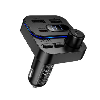 АЗП з FM-модулятором Borofone BC61 Ocean 45W(1A1C)