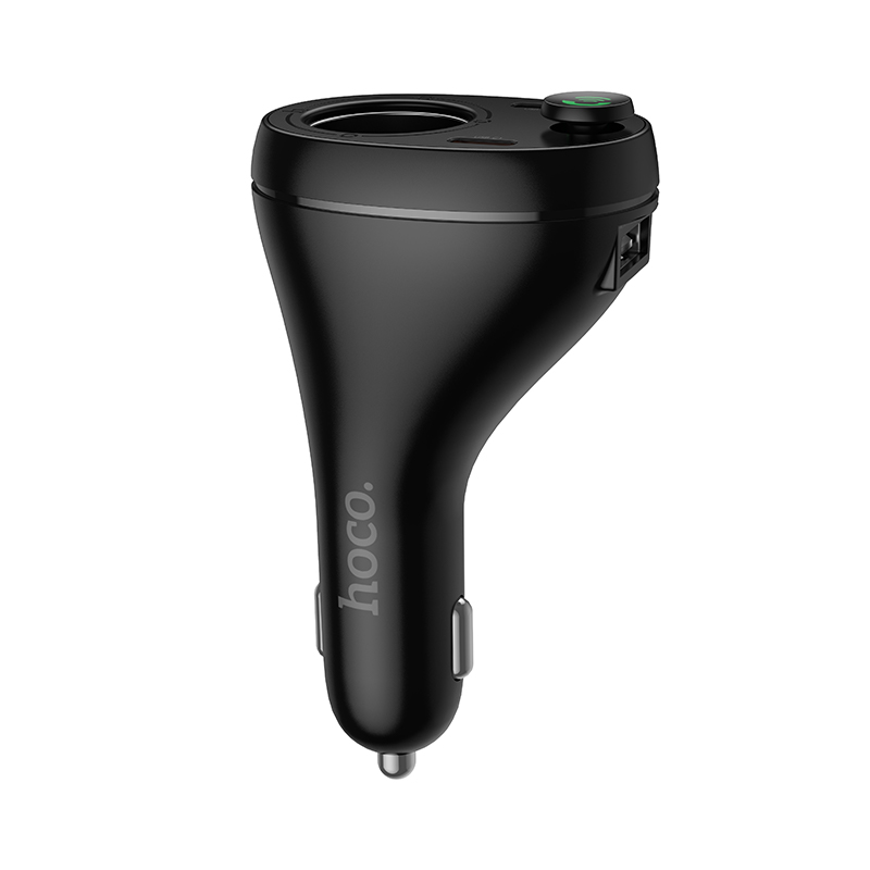 АЗП з FM-модулятором HOCO E88 Star 35W(2C) cigarette lighter car BT FM transmitter Black — фото 6