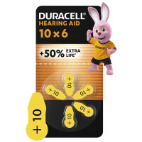 Батарейка для слухового апарату DURACELL HA 10 — фото 2