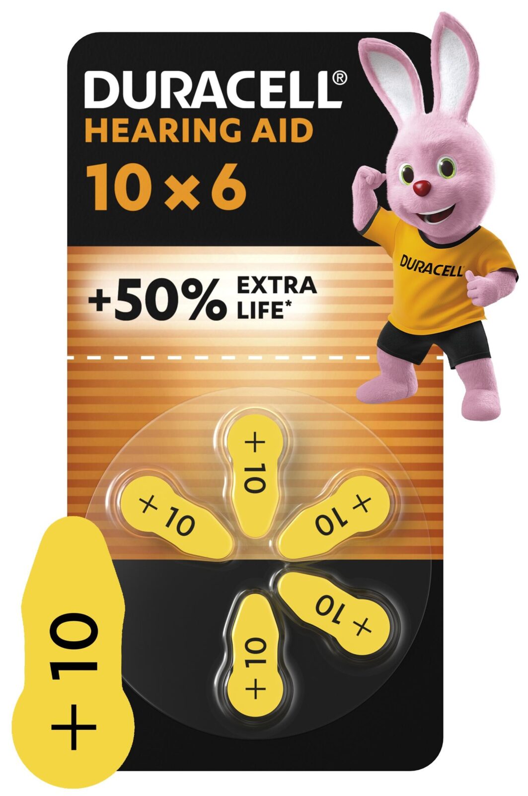 Батарейка для слухового апарату DURACELL HA 10