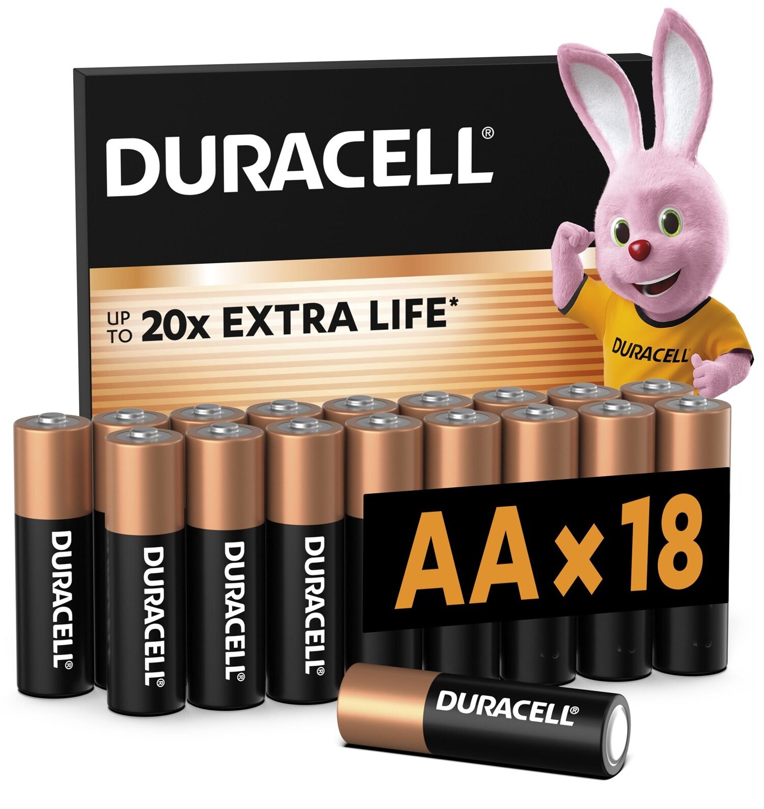 Батарейка DURACELL AA LR06 MN1500 18 шт.