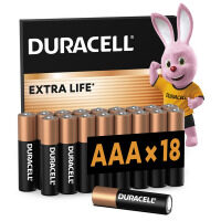Батарейка DURACELL AAA 18 шт. — фото 2