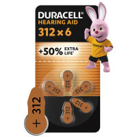 Батарейка DURACELL HA 312 для слухового апарату — фото 2