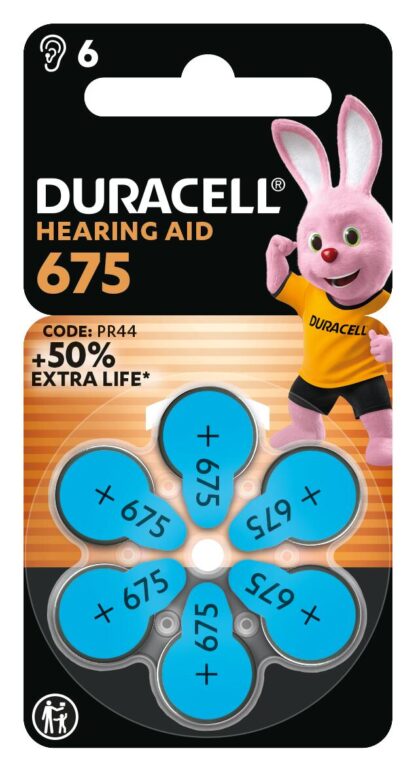 Батарейка Duracell HA 675 для слухових апаратів