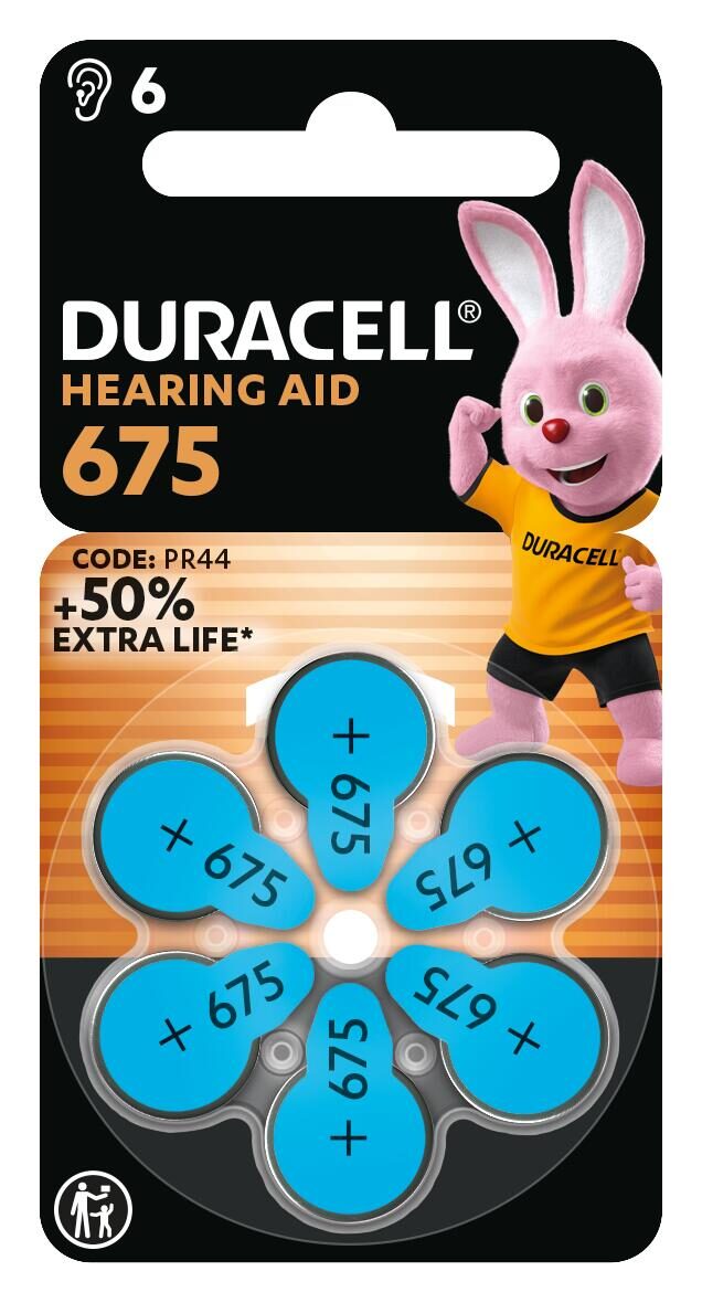 Батарейка DURACELL HA 675 для слухових апаратів