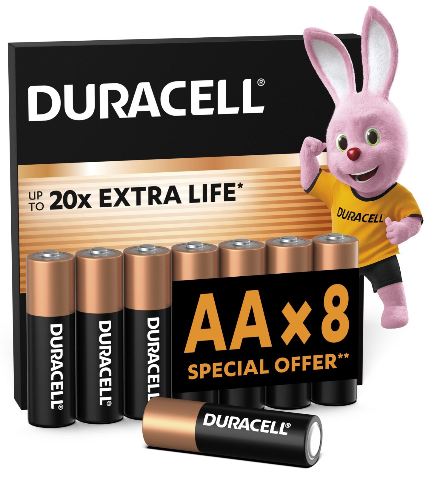 Батарейка DURACELL LR06 AA 1x8 шт.