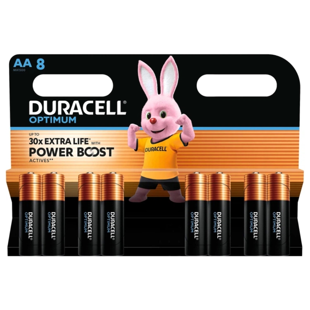 Батарейка Duracell LR6/AA Optimum (8 шт)