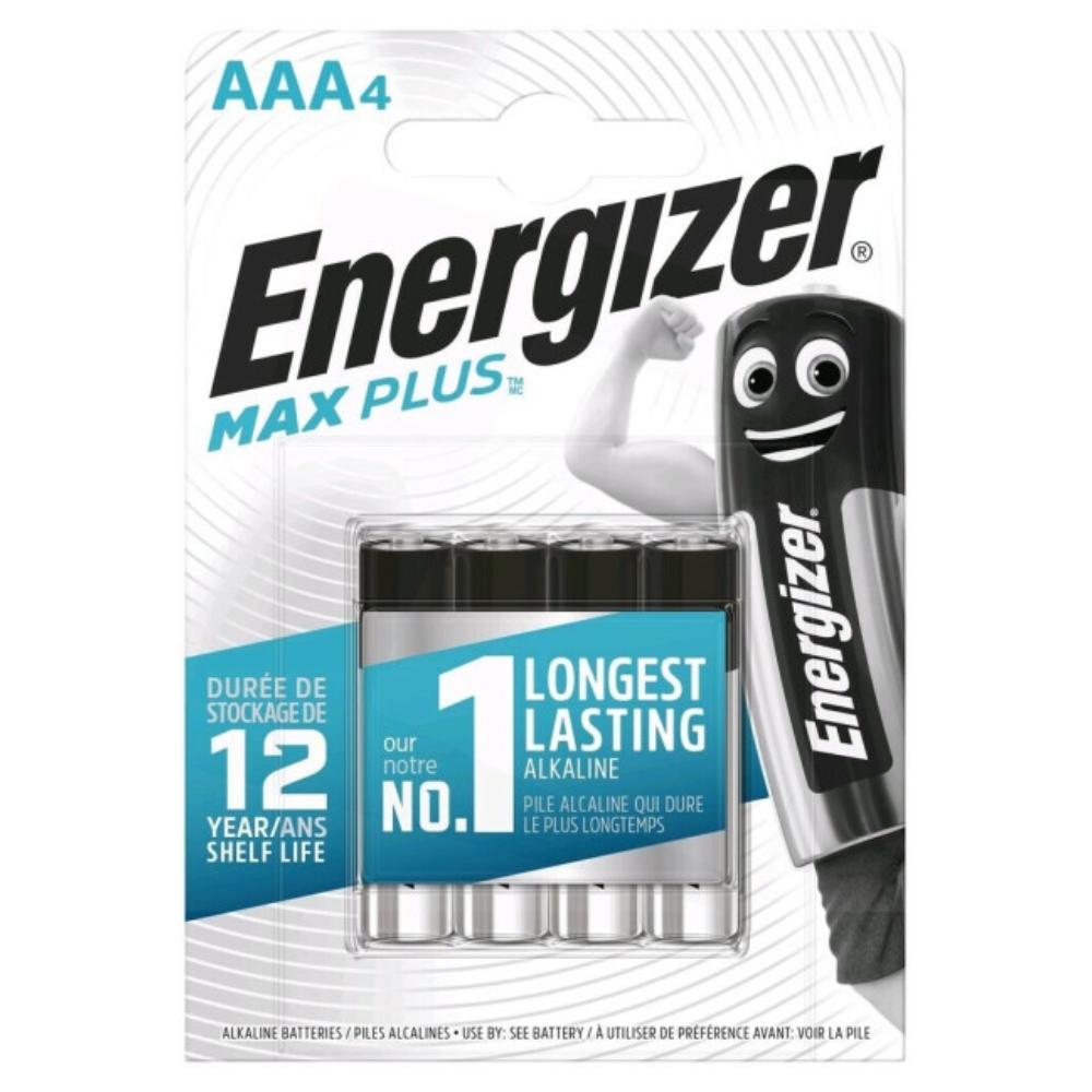 Батарейка Energizer LR3/AAA Max Plus Alkaline (4 шт)