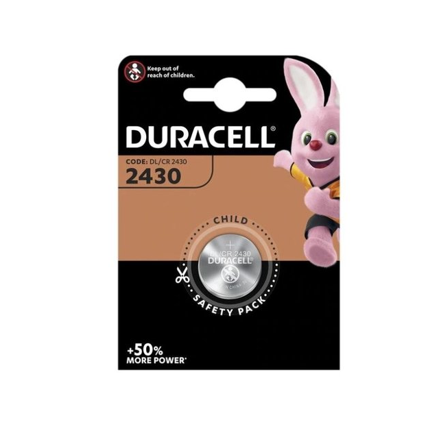 Батарейка літієва Duracell CR2430 3V