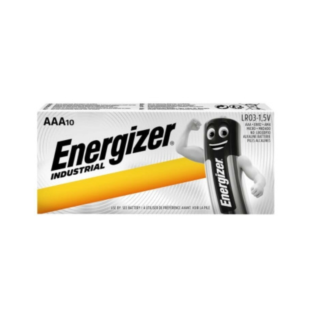 Батарейка лужна Energizer E92 Industrial AAA 10 шт.