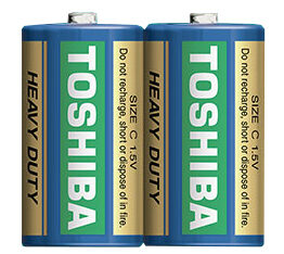 Батарейка TOSHIBA R14 коробка 2 шт.