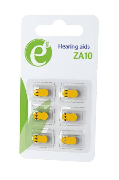 Батарейка цинкова ZA10, блістер 6 шт EnerGenie EG-BA-ZA10-01