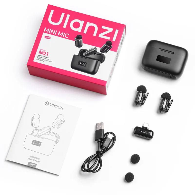 Бездротова мікрофонна система Ulanzi A200 Mini Mic — фото 3