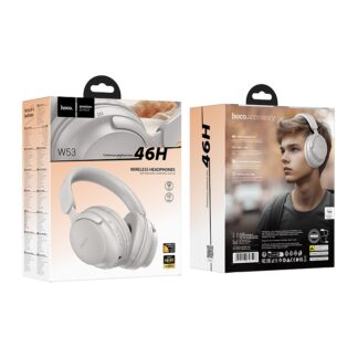 Бездротові накладні навушники HOCO W53 Tone BT headphones Gray — фото 3