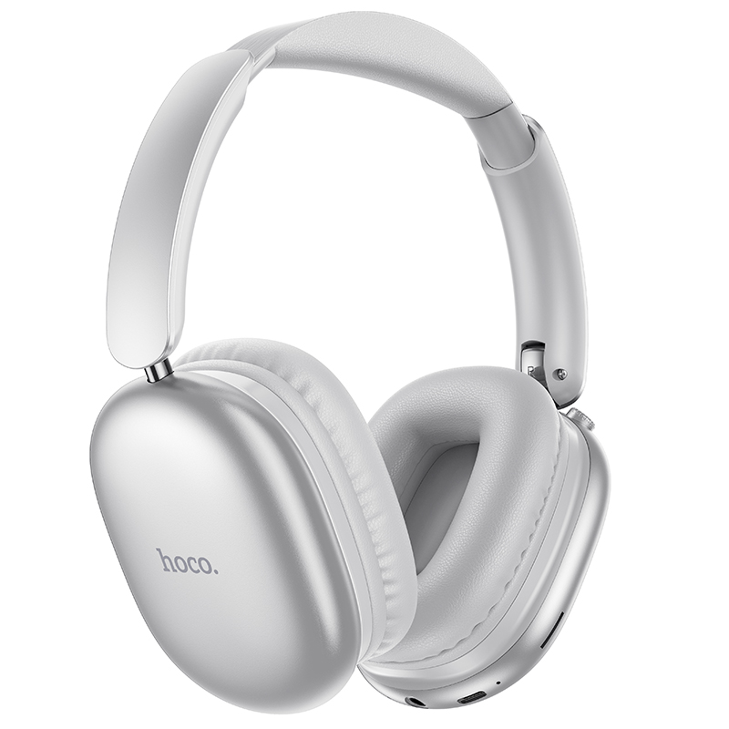 Бездротові накладні навушники HOCO W73 Graceful BT headphones(App) Silver