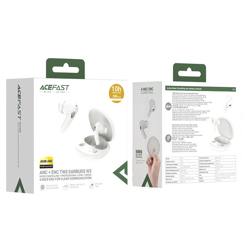 Бездротові навушники ACEFAST W3 з ANC+ENC та захистом IPX4 — фото 3