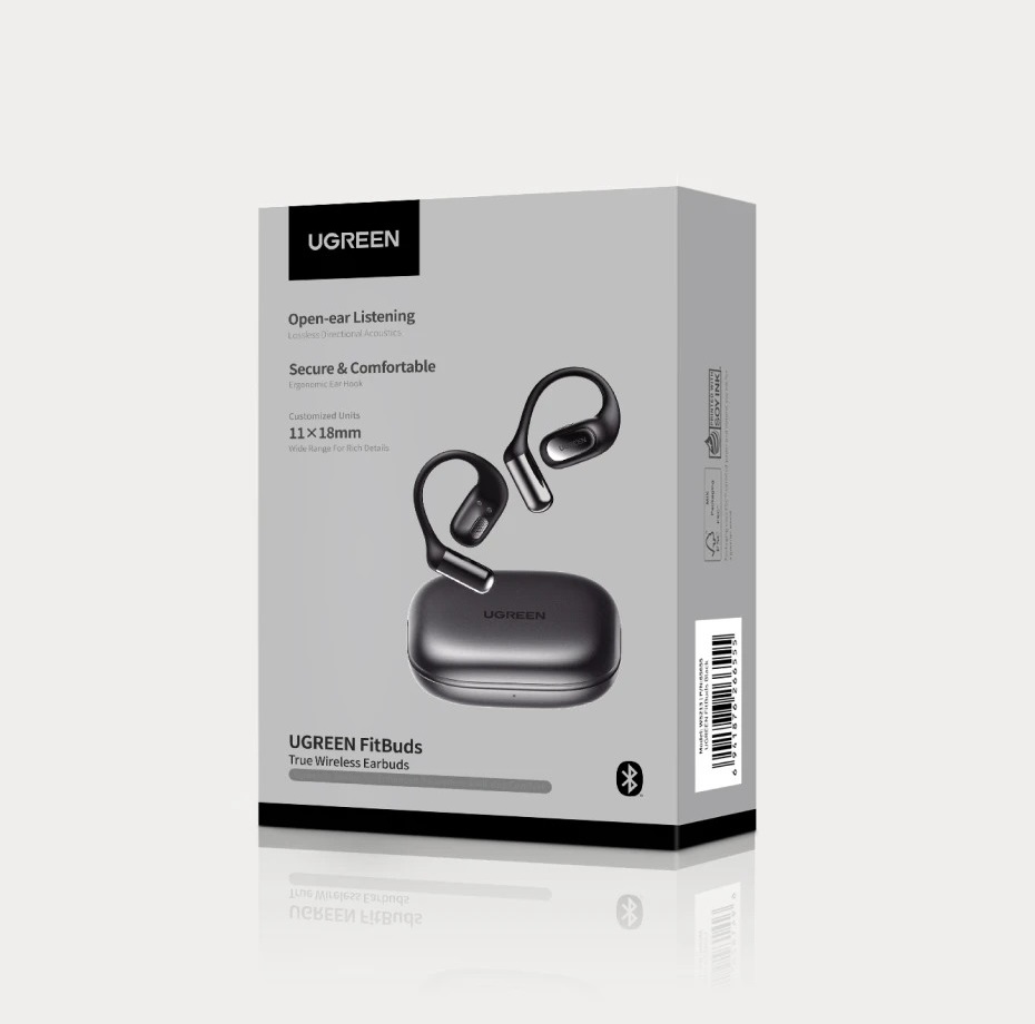 Бездротові навушники UGREEN WS213 FitBuds Black — фото 3