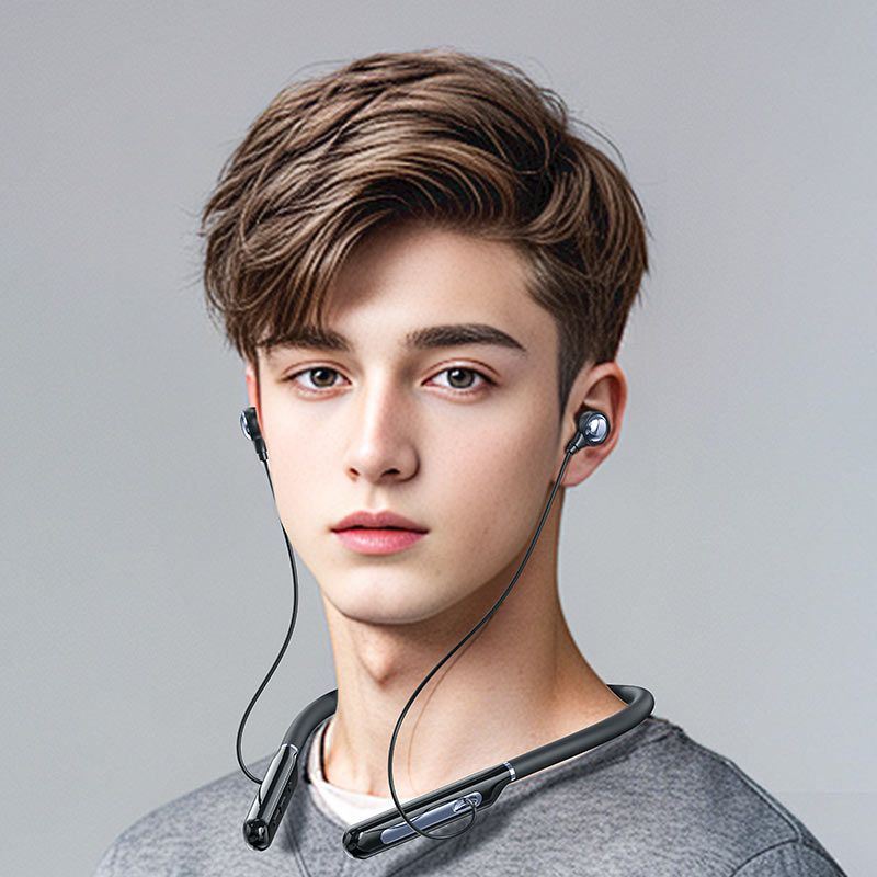 Бездротові спортивні навушники ACEFAST N5 neck hanging wireless earphones Black — фото 6