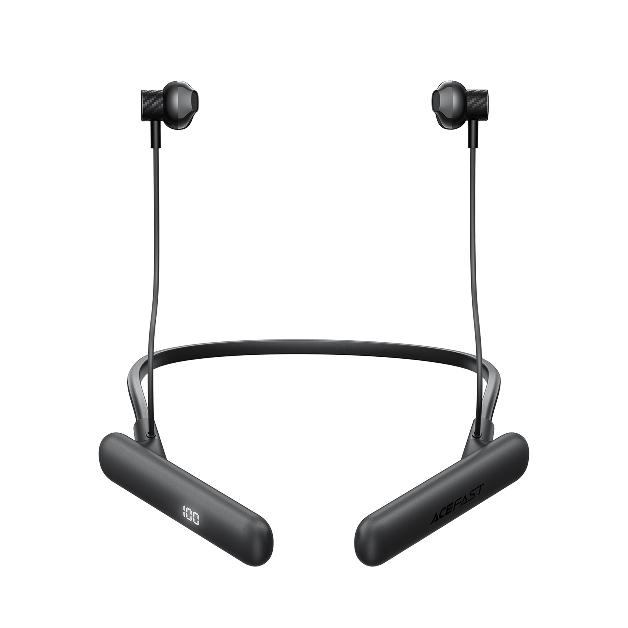 Бездротові спортивні навушники ACEFAST N8 neck hanging wireless earphones Black — фото 4