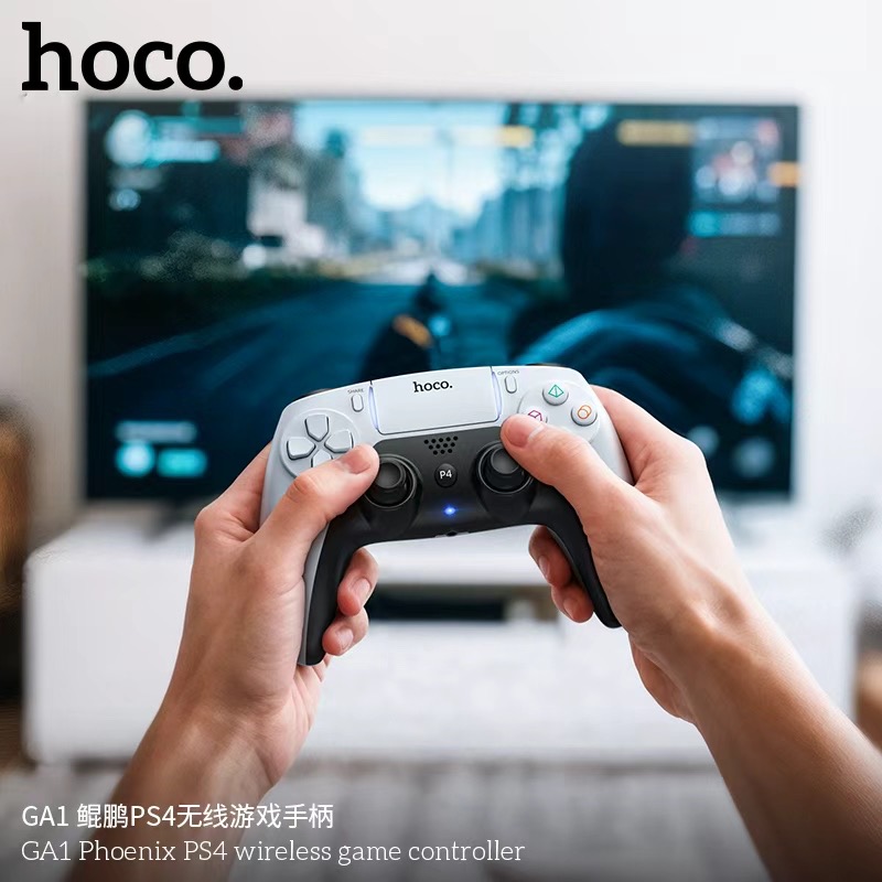 Бездротовий геймпад HOCO GA1 Phoenix PS4 wireless game controller White — фото 5