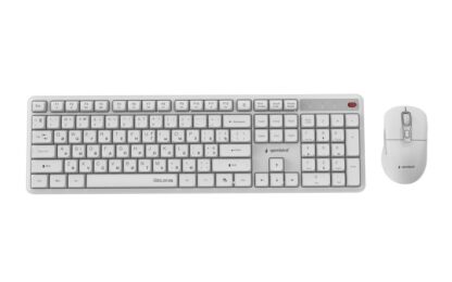 Бездротовий комплект (клавіатура + миша), Silent Key Pro Business (KBS-WMS-01-W-CYRL)