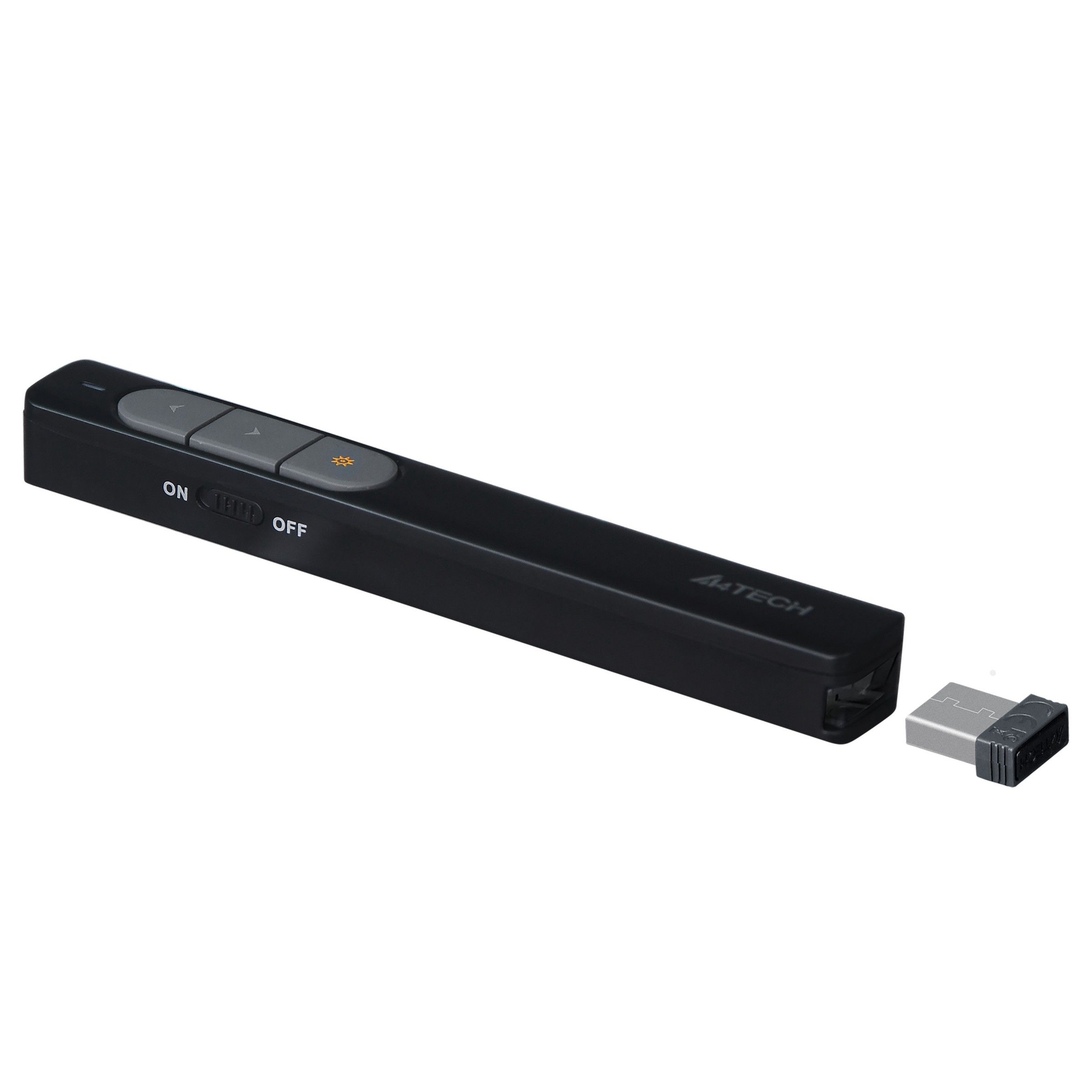 Бездротовий презентер 2.4G з лазерною указкою, USB A4Tech LP15 Black — фото 4