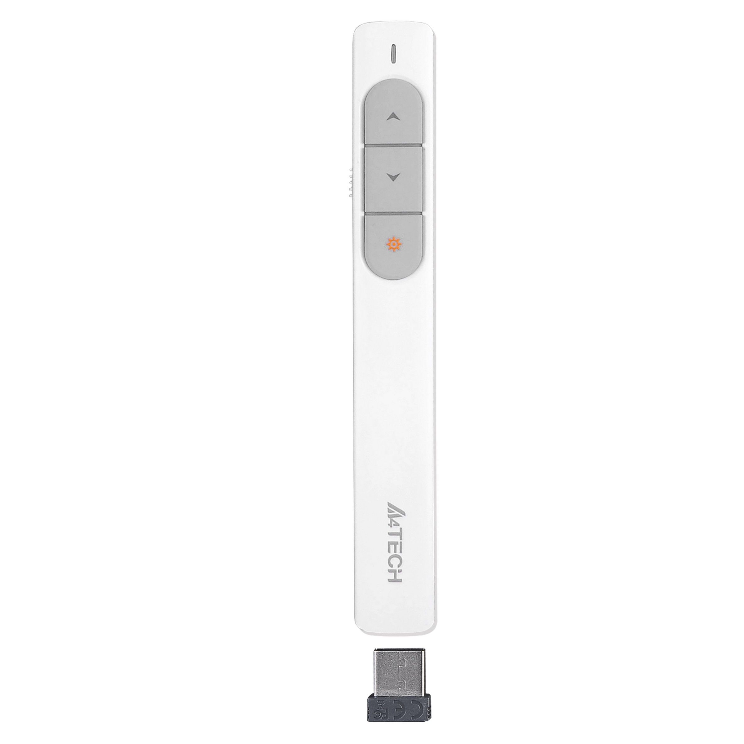 Бездротовий презентер 2.4G з лазерною указкою, USB A4Tech LP15 White — фото 3