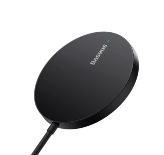 Бездротовий зарядний пристрій Baseus Simple Mini3 Magnetic Wireless Charger 15W Black