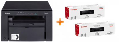 БФП лазерний CANON i-Sensys MF3010 з двома картриджами 725