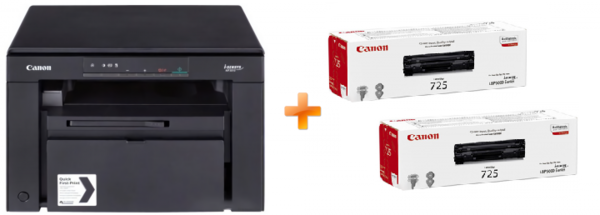 БФП лазерний CANON i-Sensys MF3010 з двома картриджами 725