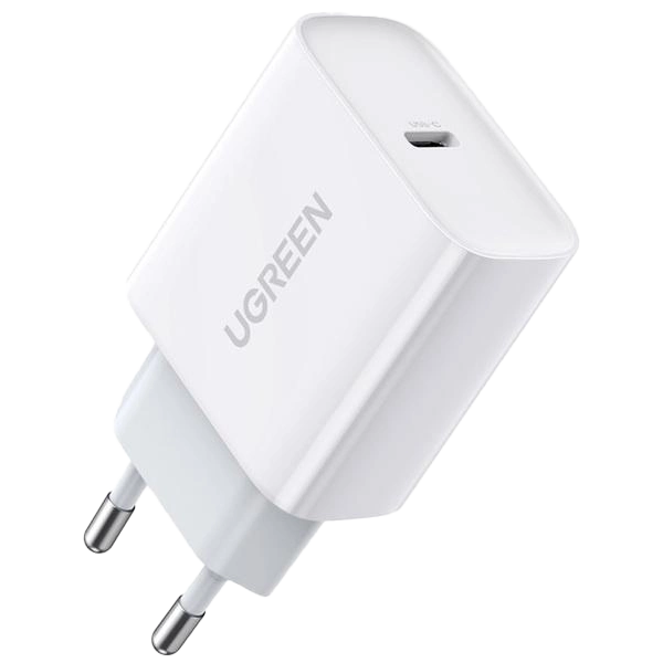 Мережевий зарядний пристрій Ugreen CD137 Fast Charging Power Adapter with PD QC4.0 20W 3A White