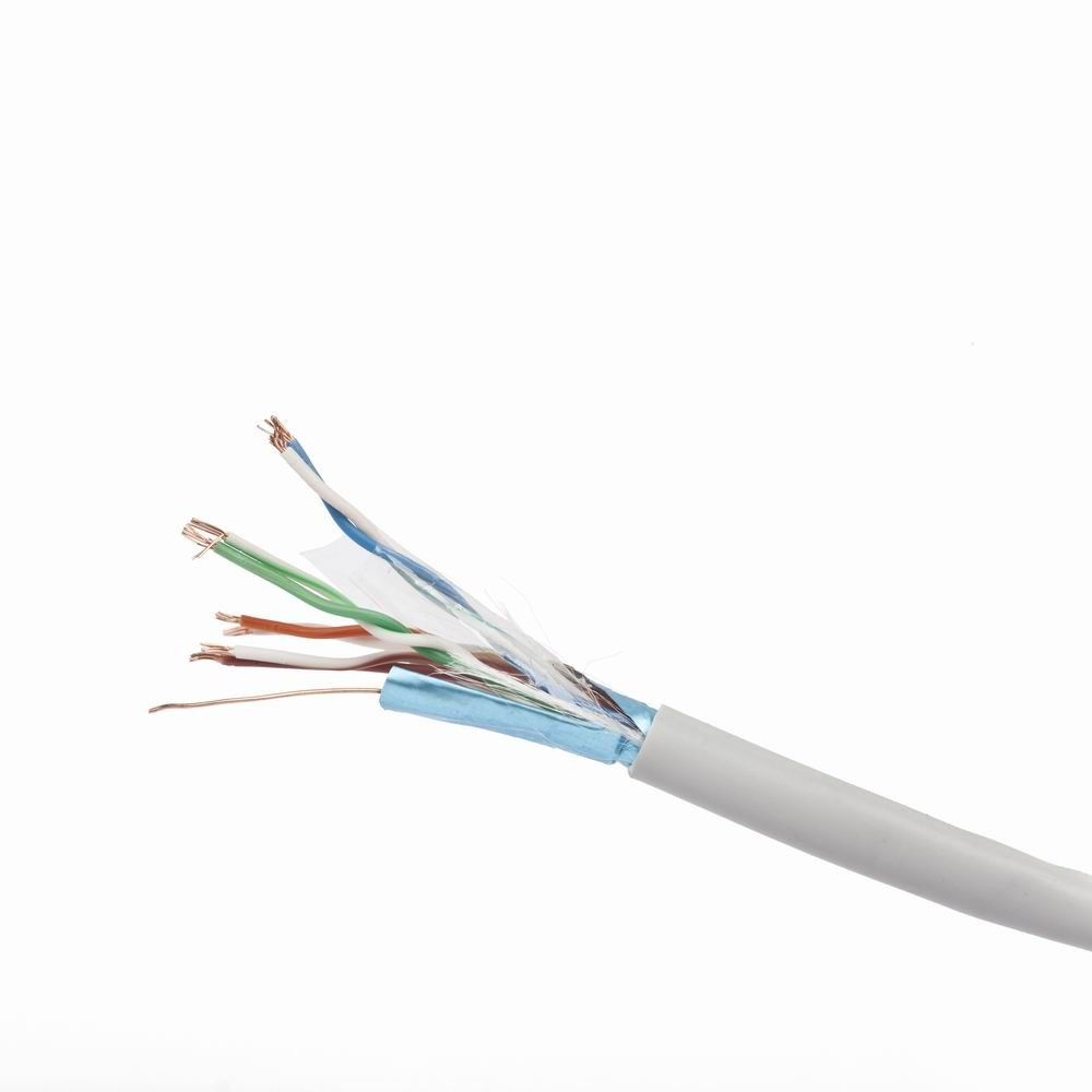 CAT5e, багатожильна, алюміній під міддю (CCA), AWG24, екранована