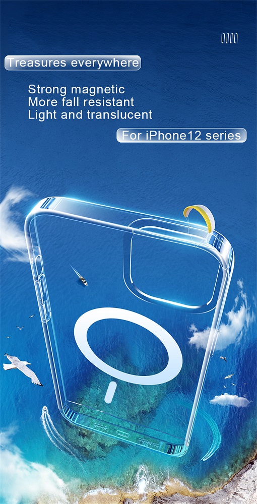 Чохол Cosmic Acrylic MagSafe HQ для Apple iPhone 15 Pro Max Transparent — фото 11