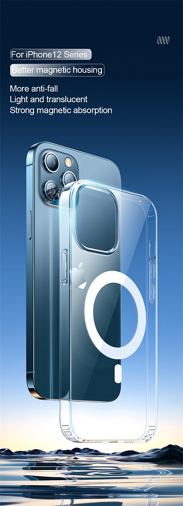 Чохол Cosmic Acrylic MagSafe HQ для Apple iPhone 15 Pro Max Transparent — фото 9