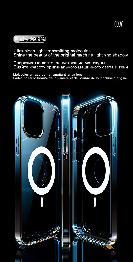 Чохол Cosmic Acrylic MagSafe HQ для Apple iPhone 15 Transparent — фото 12