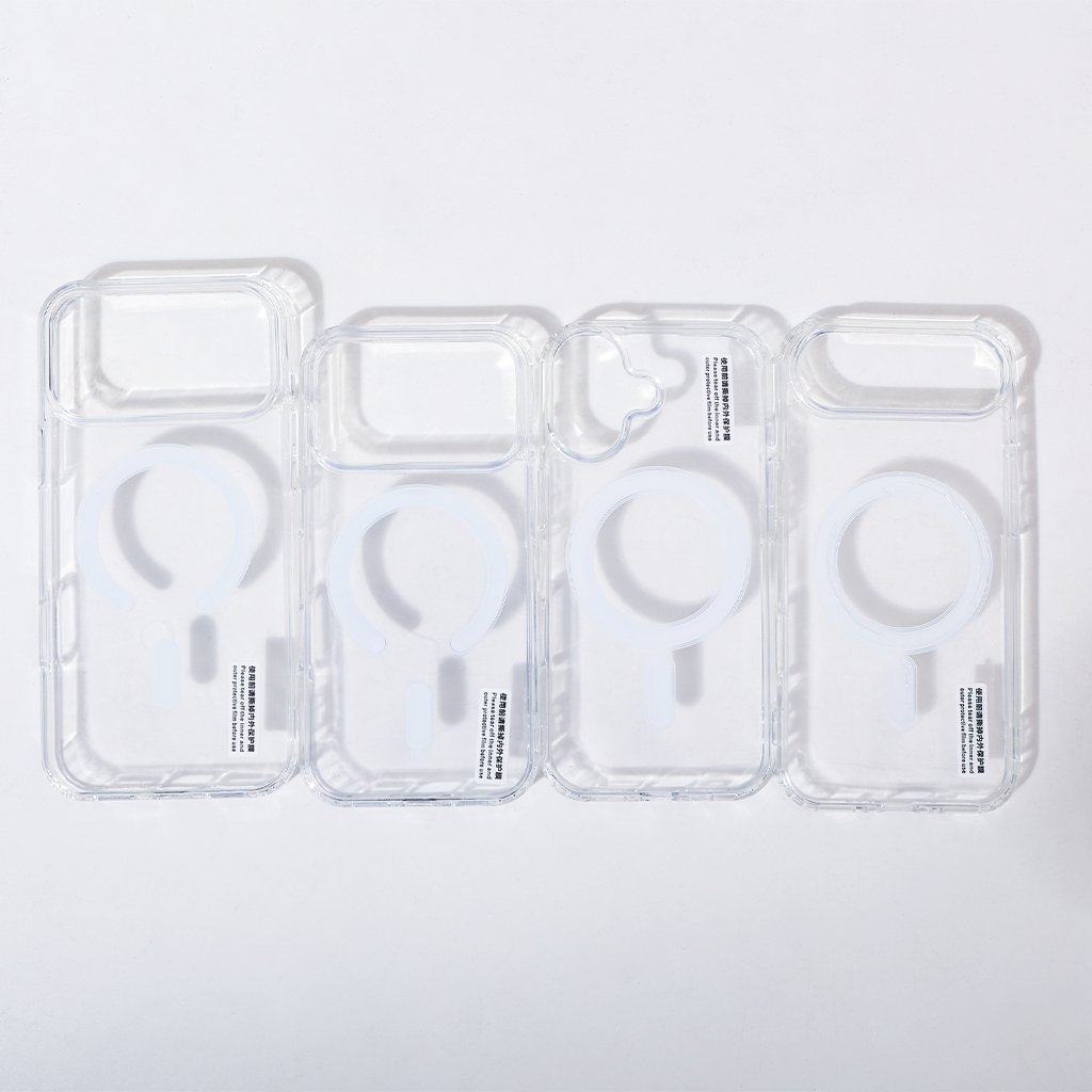 Чохол Cosmic Acrylic MagSafe HQ для Apple iPhone 17 Transparent — фото 4