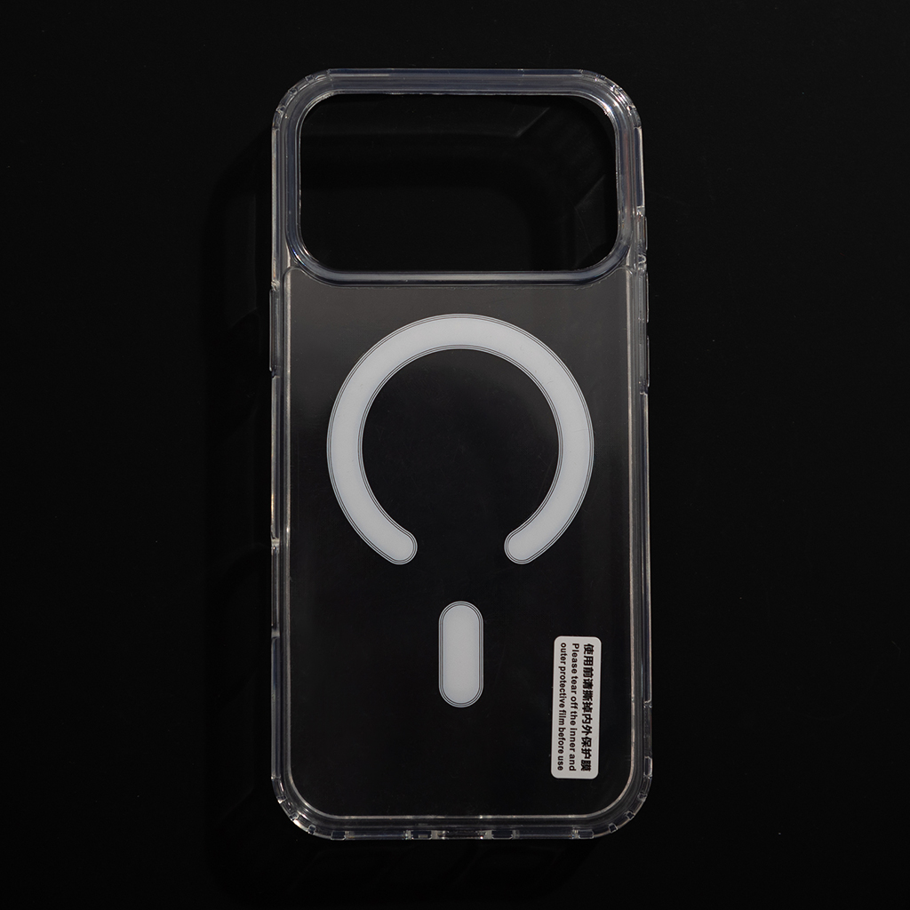 Чохол Cosmic Acrylic MagSafe HQ for Apple iPhone 17 Pro Transparent