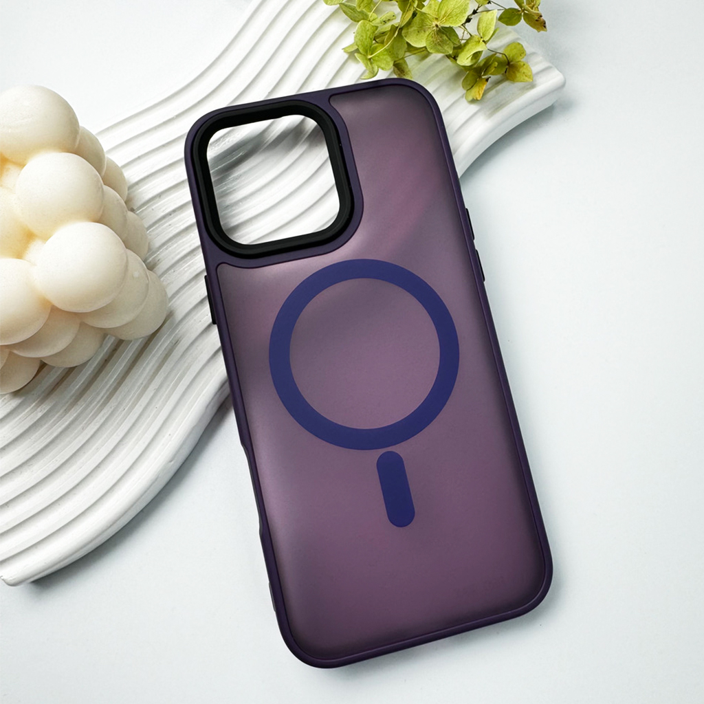 Чохол Cosmic Magnetic Color HQ для Apple iPhone 16 Pro Max бордового кольору — фото 6