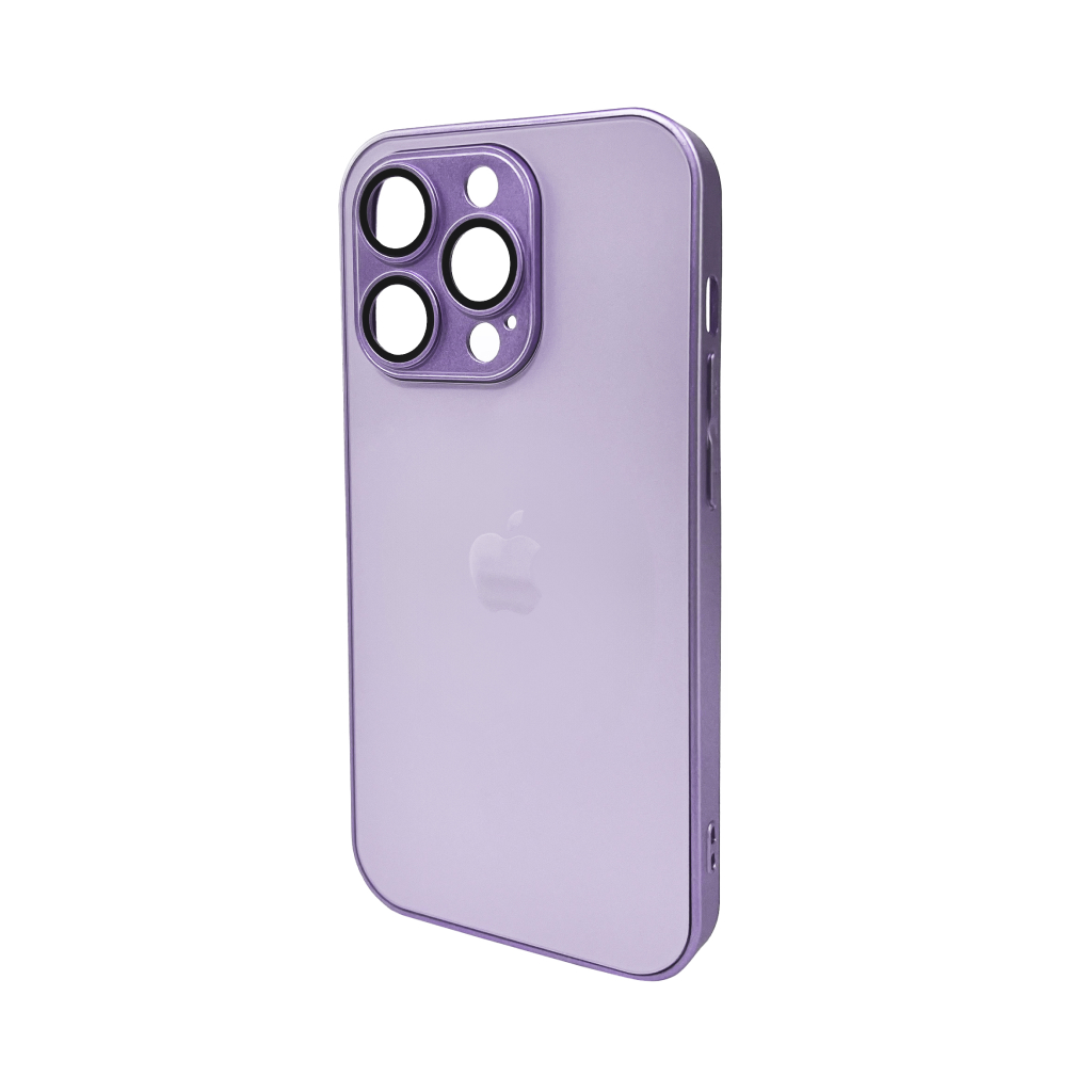 Чохол для iPhone 14 Pro AG Glass Matt Frame Light