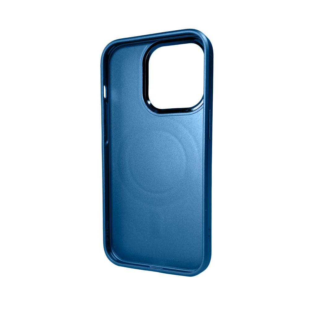 Чохол для iPhone 14 Pro AG Glass Sapphire MagSafe Blue — фото 3