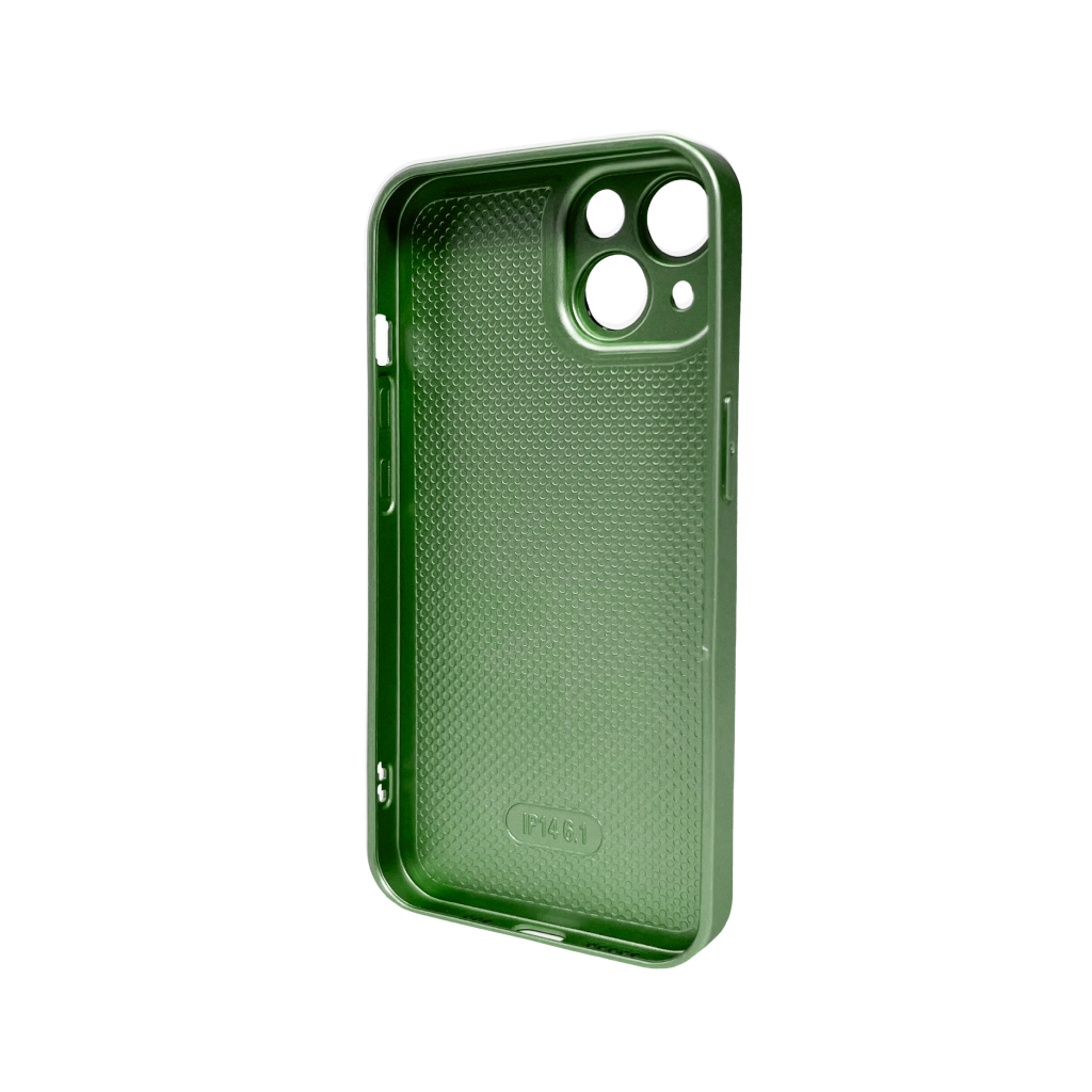 Чохол для iPhone 15 Light Green AG Glass Matt Frame — фото 3