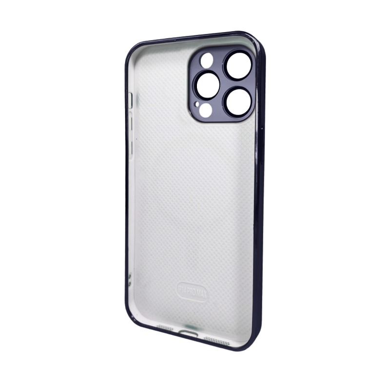 Чохол для iPhone 15 Pro Max AG Glass Sapphire Frame Deep Purple — фото 3