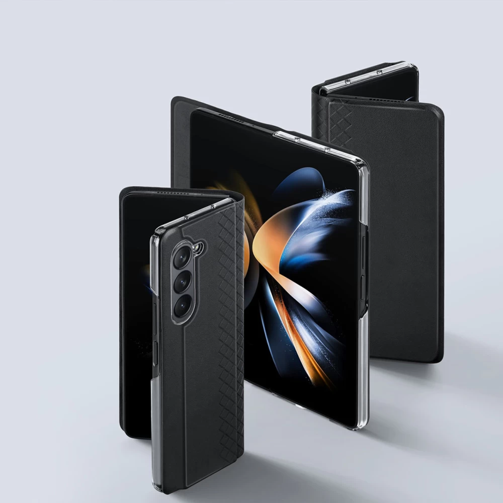Чохол для Samsung Fold 5 DUX Ducis Bril фіолетового кольору — фото 6