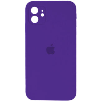 Чохол Silicone Full Case AA Camera Protect для iPhone 12 Amethist