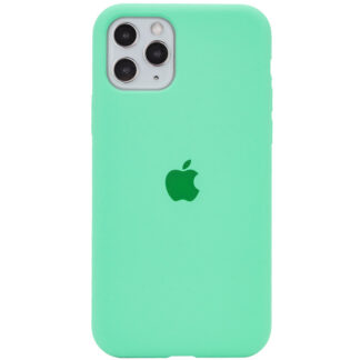 Чохол Silicone Full Case AA Open Cam для Apple iPhone 11 Pro м'ятного кольору