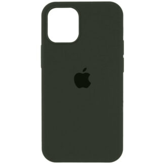 Чохол Silicone Full Case AA Open Cam для Apple iPhone 12 Atrovirens